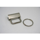 50er Pack Schlüsselbandrohlinge 25mm Silber