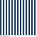 Stripe Navy 1/4 "  Basic Blau Weiß Streifen  Stripes