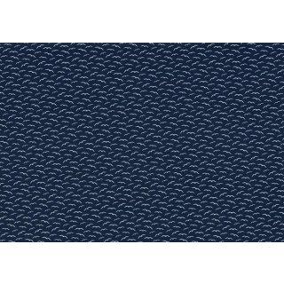 Baumwolldruckstoff Maritim Möwen Blau