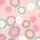 Day in Paris Zen Chic Brigitte Heitland Modern Blooming #13M Bubble Gum Soft Pale Pink Metallic Reststück 70cm