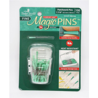 Magic Pins Stecknadeln mit Griff  Grün Fine 100 Stück