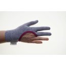 Regi&acute;s Grip Drei Finger Quilthandschuhe Bl&uuml;mchen Pink Handschuhe Quiltgloves