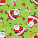 Christmas Jolly Ole&acute;s St. Nick Santa Gr&uuml;n Henry Glass