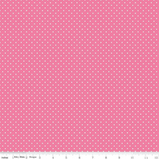 Swiss Dot  Hot Pink Punkte