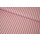 Retro Basic Streifen 6mm 1/4" Weiß Rosa Baby Pink Stripes