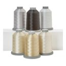 Glide 40 Perfect Blend Collection 6 neutrale Farben 5000 Mtr. King Spool Hab + Dash
