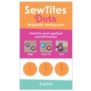 SewTites Dots Magnetic Sewing Pins 5er Pack Orange