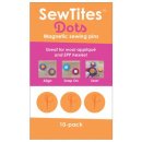 SewTites Dots Magnetic Sewing Pins 10er Pack Orange  