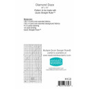 Schnittmuster Pattern Diamond Daze QSR Sew Kind of Wonderful