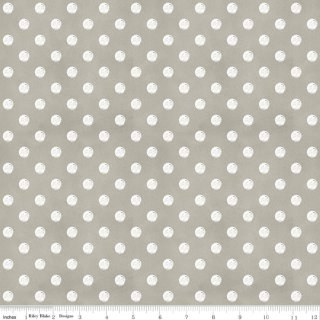 Coffee Chalk Punkte Polka Dots Taupe