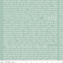 Coffee Chalk Schrift Text Aqua Reststück 75cm