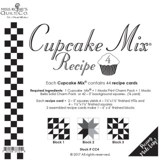 Cupcake Mix Recipe Nr. 4 Miss Rosie&acute;s Quilt for Moda Fabrics