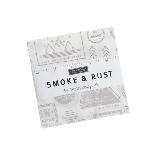 5" Charm Pack Moda Smoke & Rust by Lella Boutique Promo Pack
