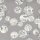 Celestial by Zen Chic News Dropping Dot Circle Newspaper Platinum Grau Reststück 50cm
