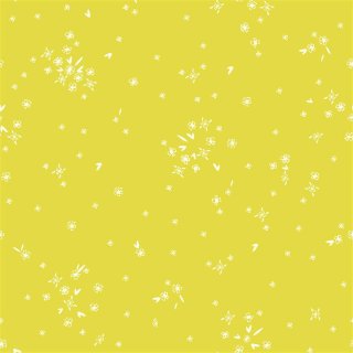 First Light Tiny Flowers Floral Citron #16 by Alexa Marcella Abeeg Ruby Star Society Light Green