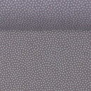 Baumwolldruckstoff Dotty Punkte Grau Grau 2mm Pünktchen