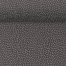 Baumwolldruckstoff Dotty Punkte  Grau Dunkelgrau 2mm Pünktchen