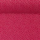 Baumwolldruckstoff Dotty Punkte Pink  2mm Pünktchen