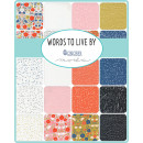 5&quot; Charm Pack Moda Words To Live By Promo Pack