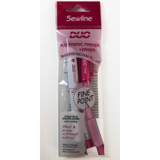 Sewline Duo Fine Fabric Marker + Eraser FAB50050