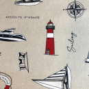 Canvas Maritim Lighthouse Leuchtturm Schiffe Anker...