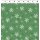 Postcard Christmas Snowflakes Green Kristalle Sterne