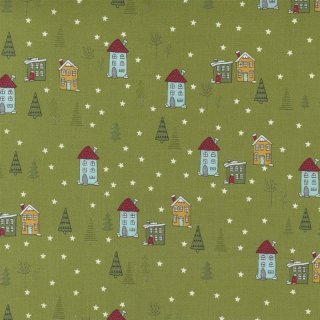 Snowkissed by Sweetwater Pine Christmas Collection #13 Grün The Lodge Novelty Christmas Houses