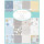 D Is For Dream Star And Moon Faces Baby Stars Moon Dark Grey by Paper + Cloth