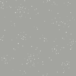 Cotton + Steel Basics Freckles Koala  #011 Sterne Stars Grau