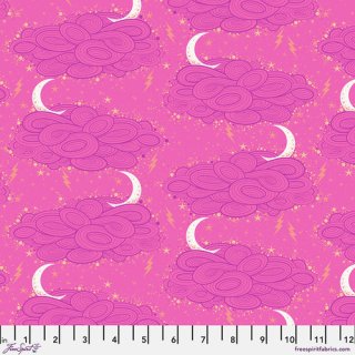 Tula Pink Nightshade Deja Vu - Storm Clouds  - PWTP208 Oleander