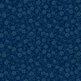 August Meadow Collection Midnight Blau zartes Blütendesign