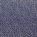 Baumwolldruckstoff Dotty Punkte Blau Weiß 2mm Pünktchen