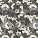 Early Twilight - Scout Lake - Wild Flora - Dramatic Metallic Fabric by Cotton + Steel