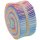 ROLL-UPS  - New Pastel Palette - Kona Cotton Solids 41 x 2,5" Streifen