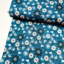Among Flowers - Fractal - Twilight Blue - by Cotton + Steel
