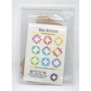 Baby Brimfield Block Komplett Set Acryl  + Papierschablonen EPP