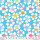 Kaffe Fassett Collective Petals Sky Reststück 65cm