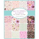 Mini Charm Pack Blomming Lovely  2,5" by Janet Clare