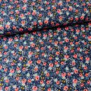 Rifle Paper Co. Les Fleurs Perwinkle Rosa Navy Floral