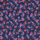 Rifle Paper Co. Les Fleurs Perwinkle Rosa Navy Floral