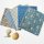 Tilda Fat Quarter Bundle - Crating Memories - Summer Blau  5 FQ